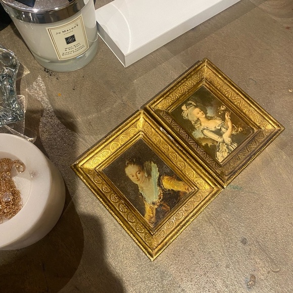 2 stunning Italian handmade frames with women - Picture 3 of 10